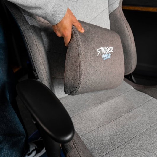 Woxter Stinger Station Titan Silla Gaming de Tela Gris