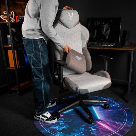 Woxter Stinger Station Titan Silla Gaming de Tela Gris