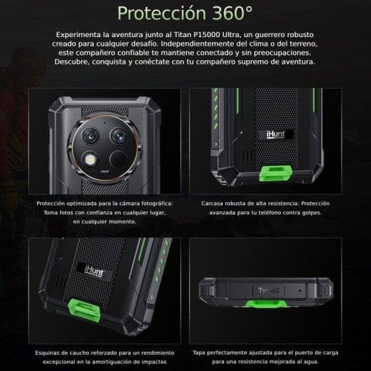 iHunt Titan P15000 Ultra 4G 8GB 256GB 6.52" Negro