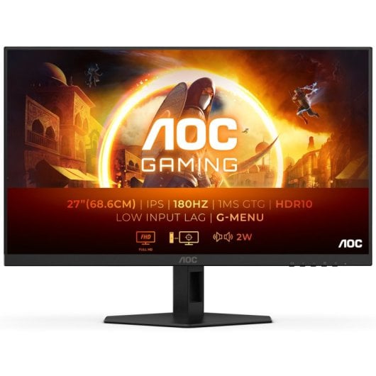 AOC 27G4XE Monitor PC 68,6 cm (27") 1920 x 1080 Pixel Full HD LCD Nero, Grigio