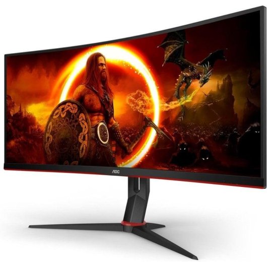 Monitor PC AOC CU34G2XP/BK 34" UltraWide QHD 180Hz VA Curvo HDR400 1ms