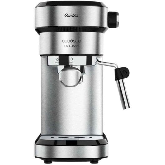 Cecotec Cafelizzia Steel Cafetera Espresso 1350W 20 Bares Acero Inoxidable