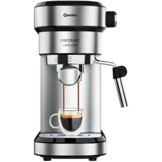 Cecotec Cafelizzia Steel Cafetera Espresso 1350W 20 Bares Acero Inoxidable
