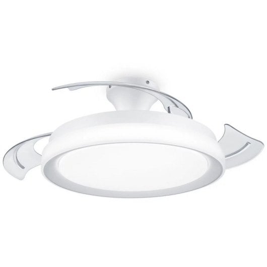 Philips Ventilador de Techo con Aspas Retráctiles y Luz LED 28W Blanco