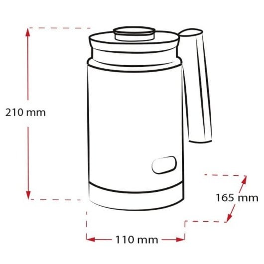 Melitta Cremio II Espumador de Leche 250ml 450W Negro