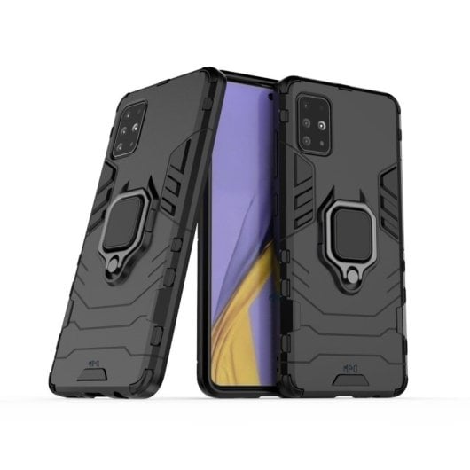 Max Power Digital Funda Magnética con Anillo Negra para Móvil Samsung Galaxy A71