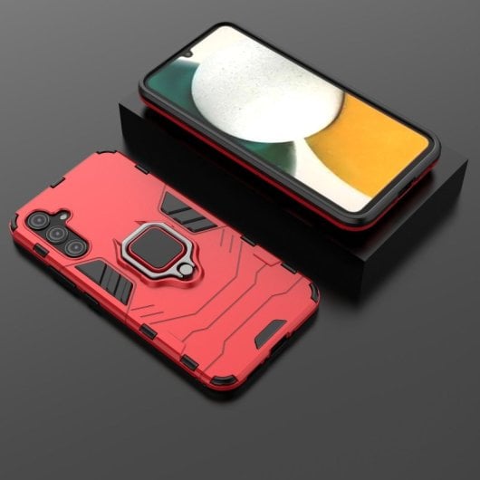 Max Power Digital Funda Magnética con Anillo Roja para Samsung Galaxy A34 5G