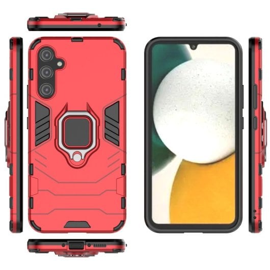 Max Power Digital Funda Magnética con Anillo Roja para Samsung Galaxy A34 5G