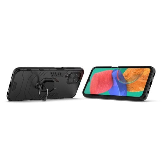Max Power Digital Funda Magnética con Anillo Negra para Samsung Galaxy M33 5G