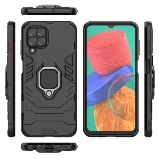 Max Power Digital Funda Magnética con Anillo Negra para Samsung Galaxy M33 5G