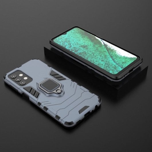 Max Power Digital Magnetic Case mit blauem Ring für Samsung Galaxy A32 5G