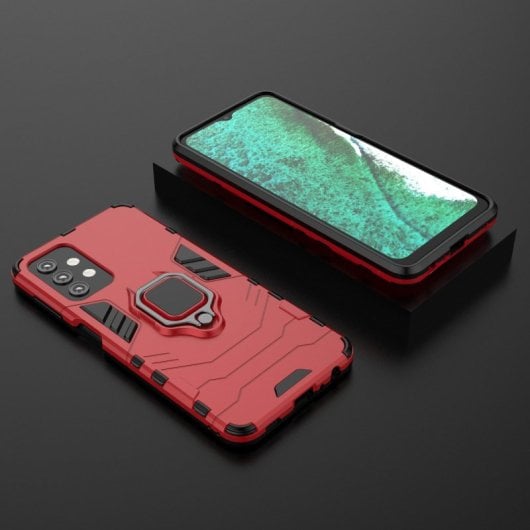 Max Power Digital Magnetic Case mit rotem Ring für Samsung Galaxy A32 5G