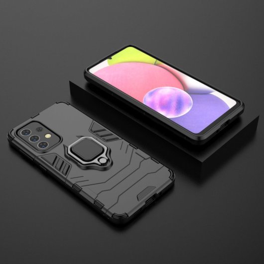 Max Power Digital Funda Magnética con Anillo Negra para Samsung Galaxy A33 5G