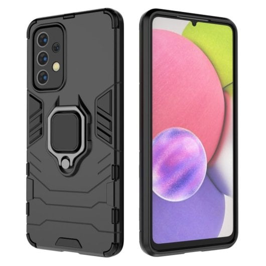 Max Power Digital Funda Magnética con Anillo Negra para Samsung Galaxy A33 5G