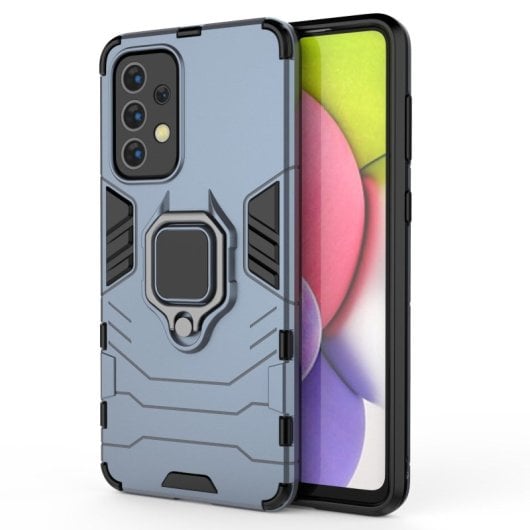 Max Power Digital Funda Magnética con Anillo Azul para Samsung Galaxy A33 5G