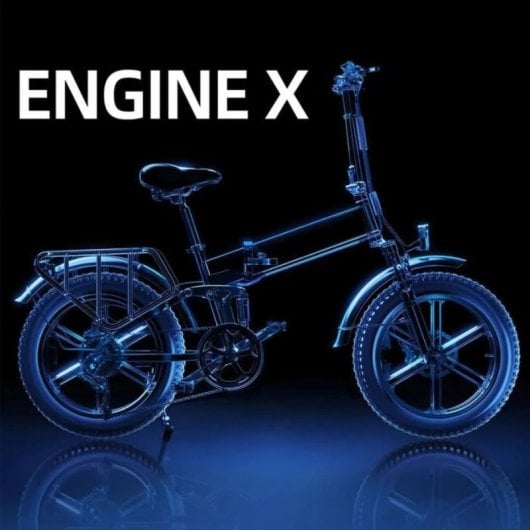 Engwe Engine X Elektrofahrrad 250W und 60Km Reichweite Schwarz
