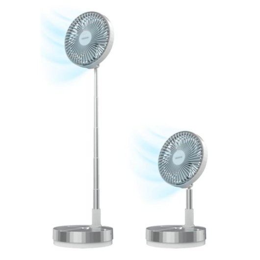 Ventoinha Portátil Cecotec EnergySilence 800 FoldAir 5 Pás 20cm 3 Velocidades Comando Bateria