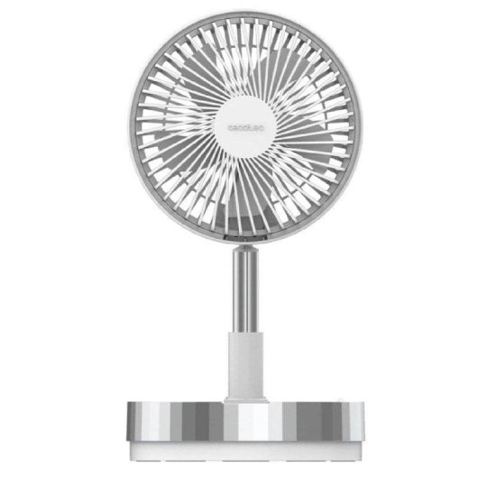 Ventoinha Portátil Cecotec EnergySilence 800 FoldAir 5 Pás 20cm 3 Velocidades Comando Bateria