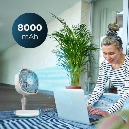 Ventilador Cecotec EnergySilence 1000 Foldair Portable plegable 8000 mAh LED