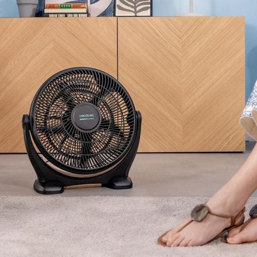 Ventilatore Cecotec EnergySilence 1400 FloorFlow 50W 14" 3 velocità 5 pale Nero