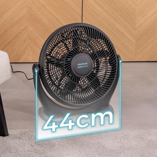 Ventilatore Cecotec EnergySilence 1400 FloorFlow 50W 14" 3 velocità 5 pale Nero