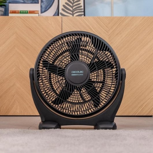 Ventilatore Cecotec EnergySilence 1400 FloorFlow 50W 14" 3 velocità 5 pale Nero