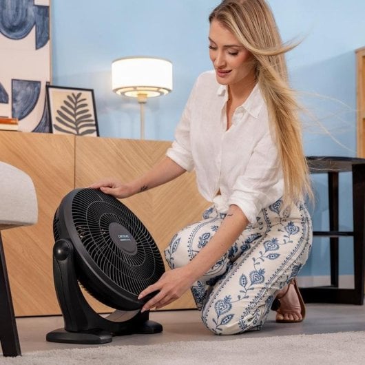 Ventilatore Cecotec EnergySilence 1400 FloorFlow 50W 14" 3 velocità 5 pale Nero