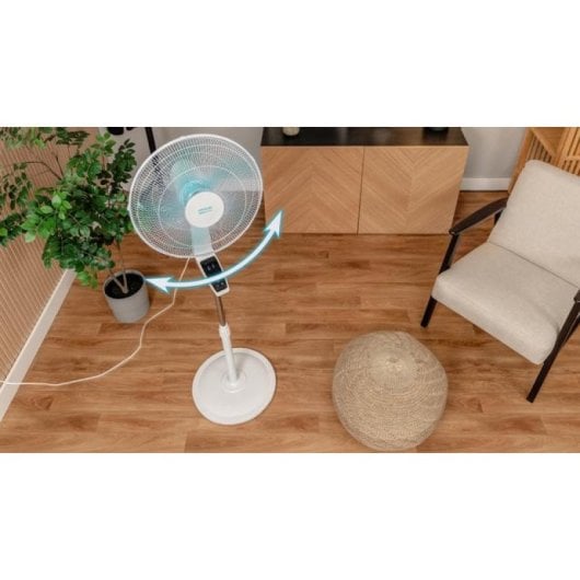 Cecotec Energysilence 620 Flow Control Ventilador de Pie 50W Blanco