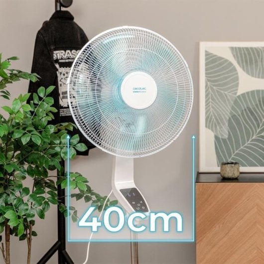 Cecotec Energysilence 620 Flow Control Ventilador de Pie 50W Blanco
