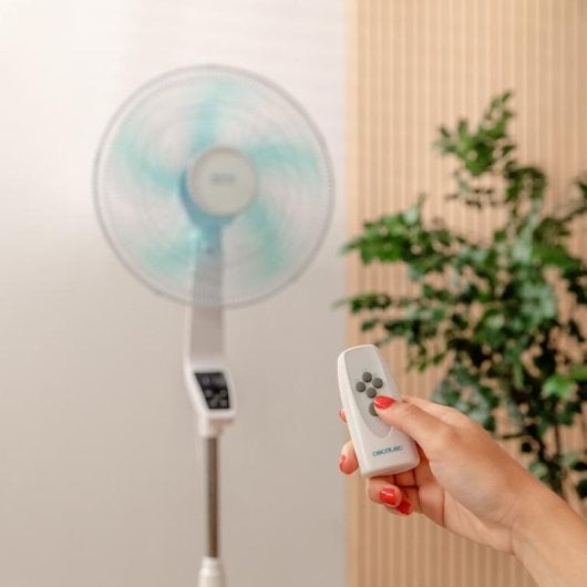 Cecotec Energysilence 620 Flow Control Ventilador de Pie 50W Blanco