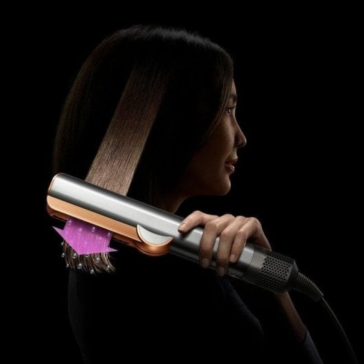 Prancha de Cabelo Profissional Dyson Airstrait 140ºC 2 Configurações Seco e Húmido Cobre Níquel