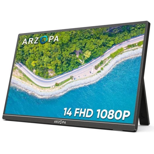 Arzopa A1 Gamut Slim Monitor Portátil 14" LED IPS FullHD Freesync USB-C