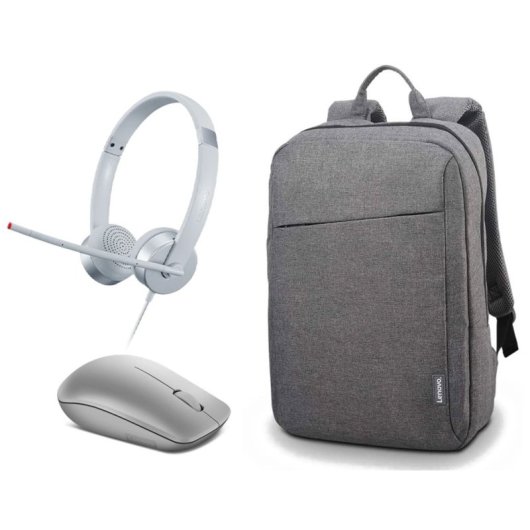 Lenovo Smarter Learning Portability Bundle Kit Pack Auriculares + Rato + Mochila para Portáteis