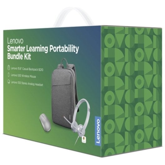 Lenovo Smarter Learning Portability Bundle Kit Pack Auriculares + Rato + Mochila para Portáteis