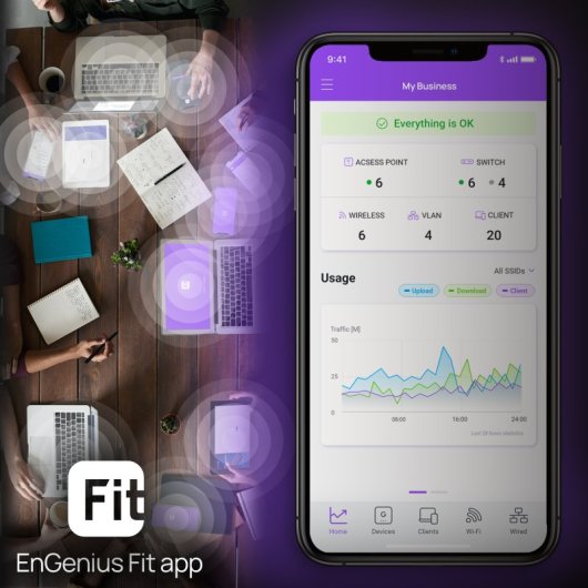 EnGenius Fit EWS356-Fit Punto de Acceso WiFi 6 AX3000 MU-MIMO