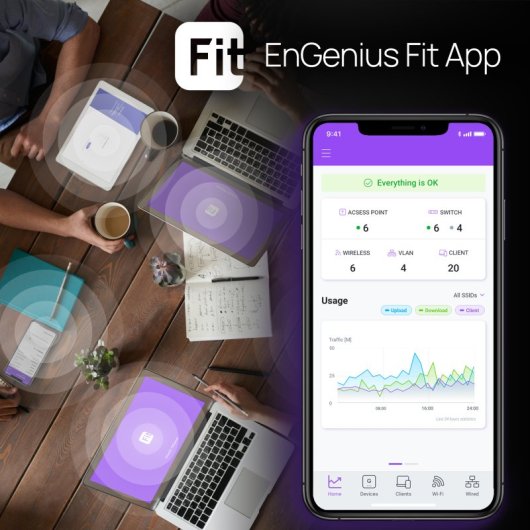 EnGenius Fit EWS276-FIT Punto di accesso WiFi 6 AX3500 MU-MIMO