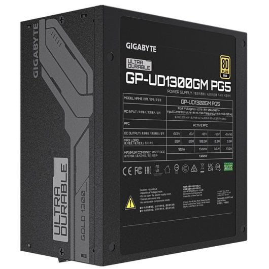 Gigabyte UD1300GM 1300W PCIE 5.0 80 Plus Gold Modular