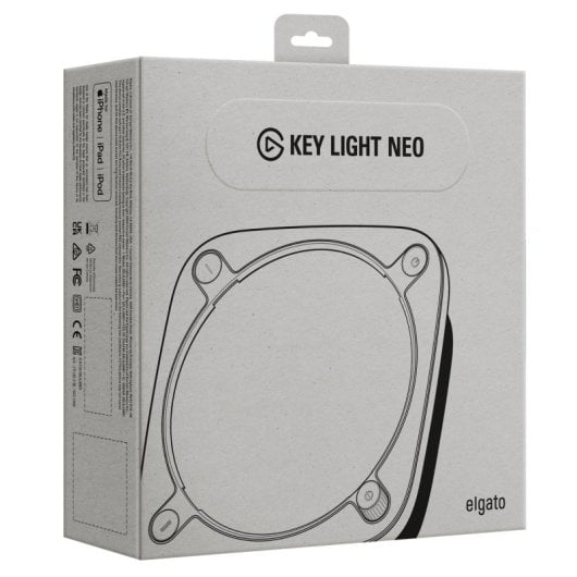 Elgato Key Light Neo Conjunto de Iluminação Profissional para Streaming USB Branco