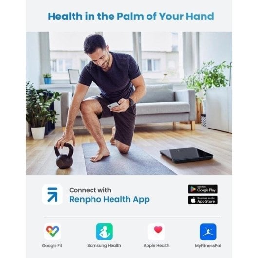 Bascule Renpho Elis 2 Bleu Analyse corporelle 13 mesures Wi-Fi Bluetooth