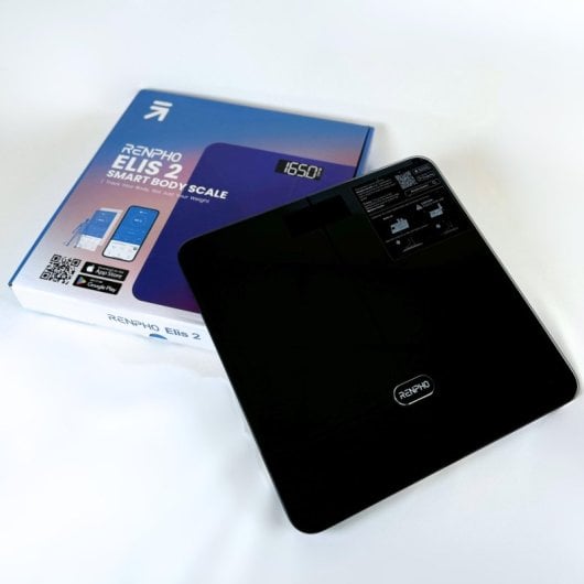 Báscula Renpho Elis 2 Azul Wi-Fi Bluetooth 13 métricas corporales