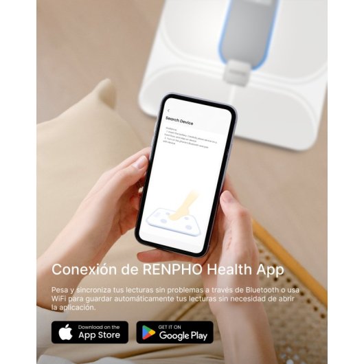 Balança Bioimpedância Renpho Elis Aspire C Até 182,5 kg 13 Índices Wi-Fi Bluetooth
