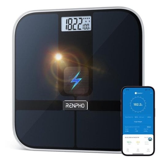 Pèse-personne intelligent Renpho Elis Solar 2 noir