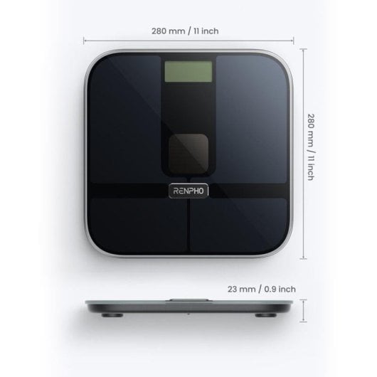 Pèse-personne intelligent Renpho Elis Solar 2 noir