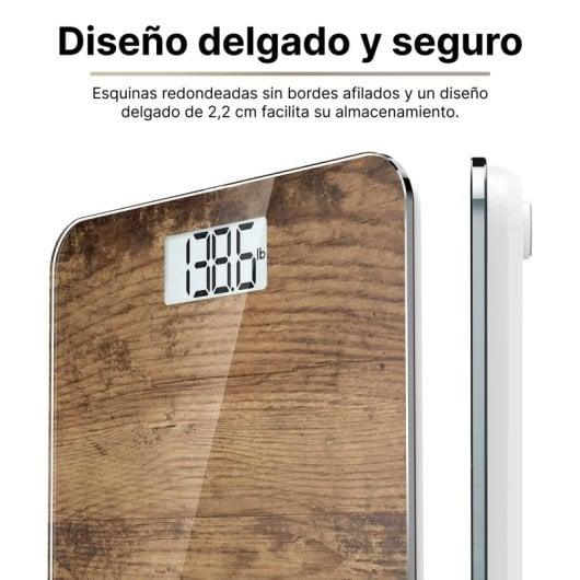 Pèse Personne Électronique Renpho Core 1S Jusqu'à 180 kg Écran LED Base Antidérapante