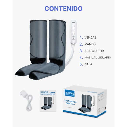 Renpho Aeria Elementary Massajador Térmico Preto