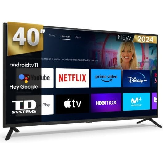 TD Systems PRIME40C19GLE 40" DLED FullHD HDR10 Android 11