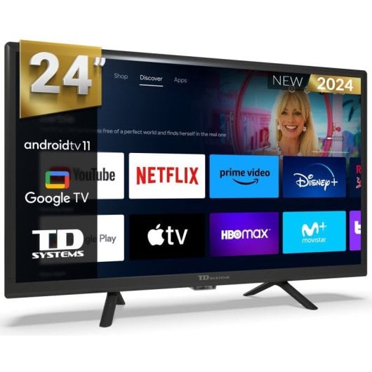 TD Systems PRIME24C19GLE 24" DLED HD HDR10 Android 11