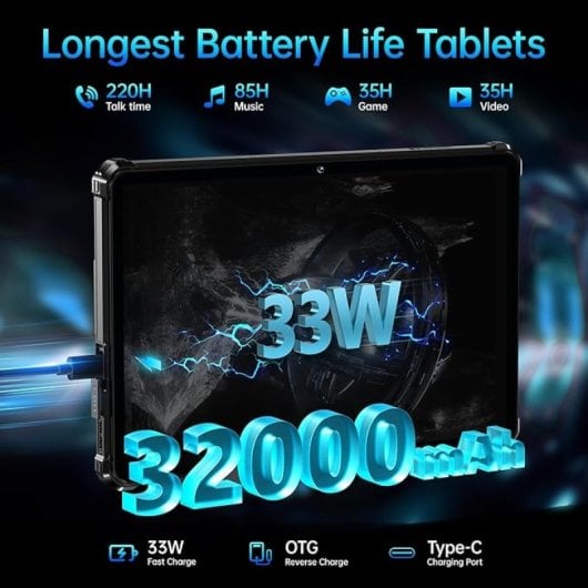 Oukitel RT7 2023 10.1" 5G 24/256GB Negro