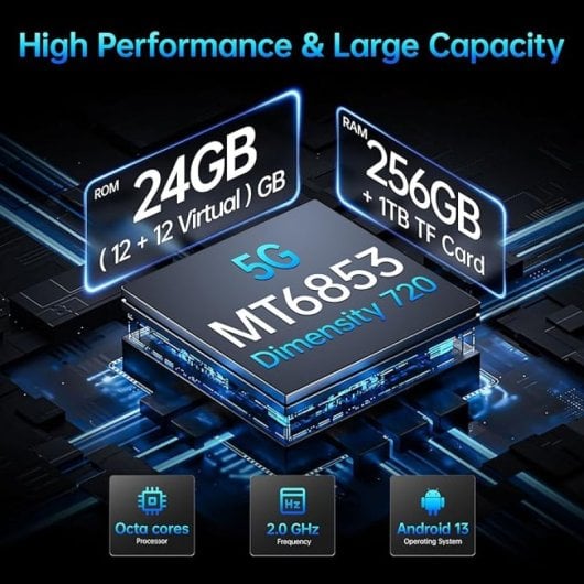 Oukitel RT7 2023 10.1" 5G 24/256GB Negro