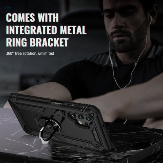 Max Power Digitale Magnet-Schutzhülle mit Drehring für Samsung Galaxy A13